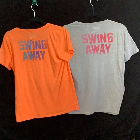 two under armor “swing away” t-shirts - Picture 2 of 2